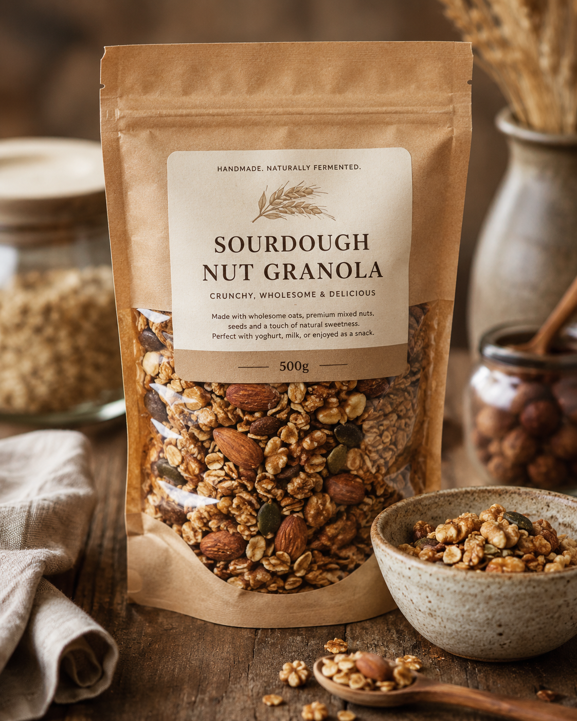Sourdough Nut Granola